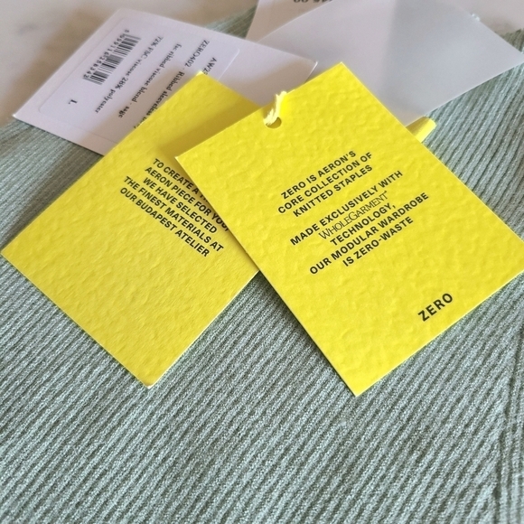 AERON Zero Ribbed Bodysuit, Size Large, Sage, NWT - Picture 13 of 16